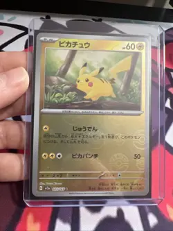 Pikachu - (Poke Ball Pattern) 025/165 Sv2a: Pokemon Card 151 Holo (Japanese) - Image 1