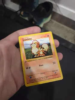 Pokemon Card Growlithe 1st Edition Shadowless 28/102 Base Set - Image 1