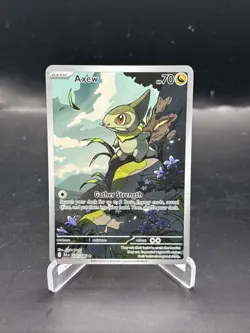 Axew 145/086 Pokemon TCG SV Black Bolt Illustration Rare Card - Image 1