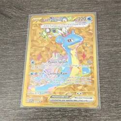 Pokemon Lapras EX 164 Sv: Scarlet & Violet Promo Full Art Holo 220 HP Card - Image 1