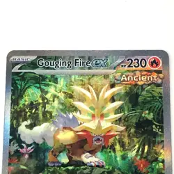 Gouging Fire ex Special Illustration Rare Pokemon Card 204/162 - Image 4