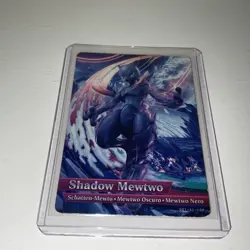 Shadow Mewtwo Pokken Tournament Amiibo Card Nintendo Wii U Switch used - Image 2