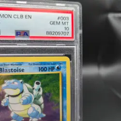 2023 Pokemon CLB EN Blastoise #003 Pokemon Card - Classic Collection - PSA 10 - Image 4