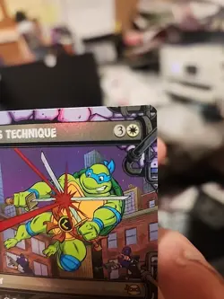 Leonardo's Technique Showcase Teenage Mutant Ninja Turtles Foil MTG TMNT - Image 4