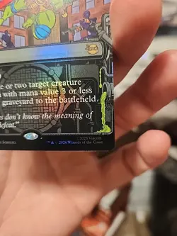 Leonardo's Technique Showcase Teenage Mutant Ninja Turtles Foil MTG TMNT - Image 5