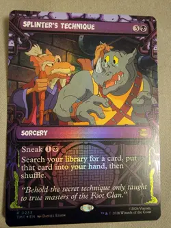 Splinter's Technique (Showcase) Teenage Mutant Ninja Turtles Foil - Image 1