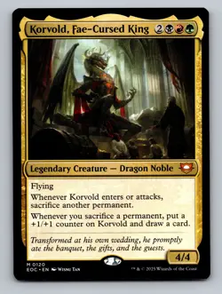 Korvold, Fae-Cursed King M Commander: Edge of Eternities 120 NM - Image 1