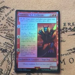 Summon: G.F. Cerberus Foil - Final Fantasy MTG-NM - Image 1