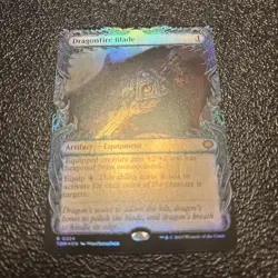 Dragonfire Blade (Showcase) [Tarkir: Dragonstorm] Foil Near Mint - Image 1