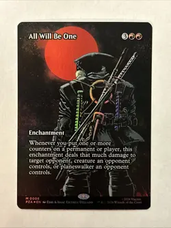 MtG All Will Be One M 0008 (Borderless) Teenage Mutant Ninja Turtles Foil NM - Image 1