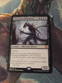 MTG Phyrexian Obliterator Normal Phyrexia: All Will Be One # 105 NM - Image 2