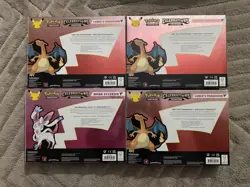 Pokemon 25th Anniversary Collection Box 3x Charizard V 1x Sylveon V New 💫 - Image 2