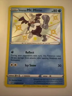 Pokemon Shining Fates "Galarian Mr. Mime" SV020/SV122 / Shiny Vault / Near Mint - Image 1