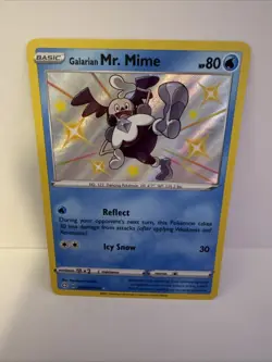 Pokemon Shining Fates "Galarian Mr. Mime" SV020/SV122 / Shiny Vault / Near Mint - Image 3