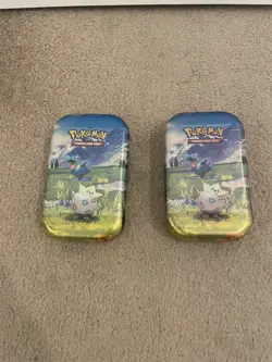 2 x Pokemon TCG Ascended Heroes Mini Tins New and Sealed Togepi & Totodile - Image 1