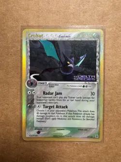 Crobat 2/113 Ex Delta Species Reverse Holo Stamped Pokemon TCG LP - Image 1