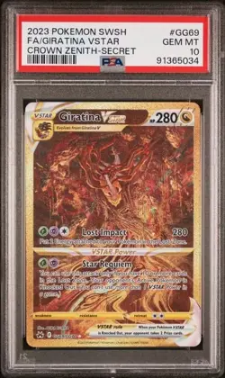 Pokemon Crown Zenith Gold Vstar Set - PSA 10 - GG67 GG68 GG69 GG70 - Image 2
