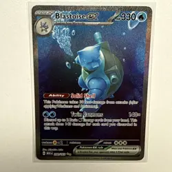 Pokemon 151 Blastoise EX 200/165 SIR Special Illustration Rare NM - Image 1
