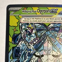 Pokemon TCG Wellspring Mask Ogerpon EX 152/131 Prismatic Evolutions NM - Image 2