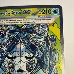 Pokemon TCG Wellspring Mask Ogerpon EX 152/131 Prismatic Evolutions NM - Image 3