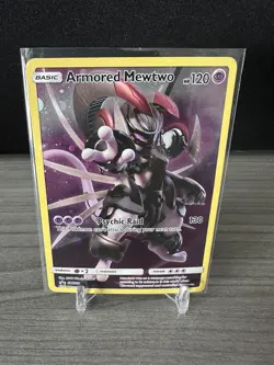 Pokemon TCG Armored Mewtwo SM228 Black Star Promo Sun & Moon - Image 1
