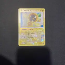 Pokemon 2009 TCG Fan Rotom Yellow Cracked Ice RT1 - Image 1