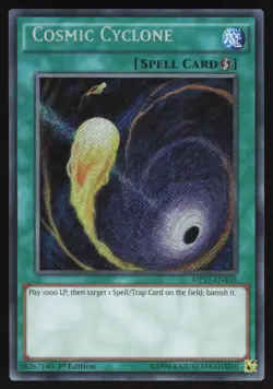 Cosmic Cyclone NAME SHIFT MISPRINT - MP17-EN105 - Secret Rare - Yugioh - Image 1