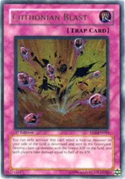 Chthonian Blast - EEN-EN050 - Rare - Unlimited Edition - Lightly Played - Image 1