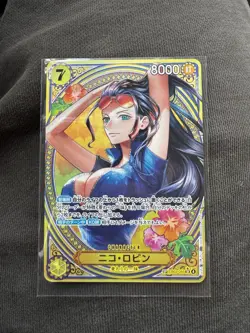 Bandai Nico Robin EB03-055 SP Extra Booster One Piece Heroines 8000 Power 7 Cost - Image 1