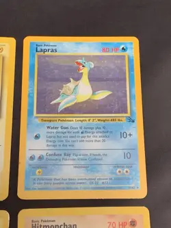 Vintage Holo Rare Pokemon Cards WOTC 1999 Base Set, Fossil, Jungle MP/HP Raichu - Image 4