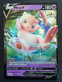 MEW V 069/189 DARKNESS ABLAZE ENGLISH POKEMON CARD TCG - Image 1