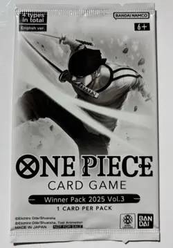One Piece Card Game TCG Winner Pack 2025 Vol. 3 Sealed - English Version - Image 1