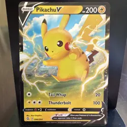 Pokemon TCG - Fusion Strike - Pikachu V 086/264 - NM Card - Image 1
