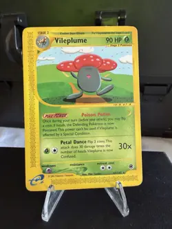 Vileplume 69/165 Regular Rare Expedition Pokemon Card - Image 1
