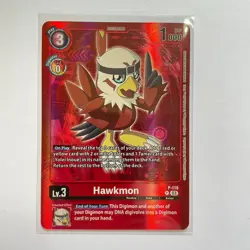 MINT Digimon TCG: Hawkmon P-119 Promo - Beginning Observer Trading Card - Image 1