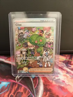 Pokemon Card - Clive 236/091 SIR - Scarlet & Violet : Paldean Fates - NM {717} - Image 1