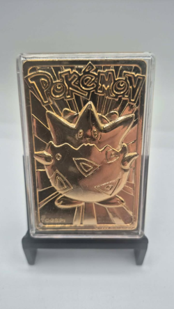 Pokemon 1999 Burger King 23K Gold Plated Togepi Card w/ COA & Case - Image 2