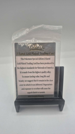 Pokemon 1999 Burger King 23K Gold Plated Togepi Card w/ COA & Case - Image 5