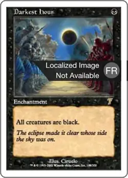 MRM FR/VF Heure sombre - Darkest Hour MTG magic 7ED - Image 1