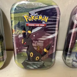 Pokemon TCG Mini Tin Prismatic Evolutions lot of 3 tins - Image 2