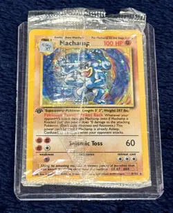Pokemon Card TCG Machamp Base Set 8/102 1st Edition Holographic Rare SEALED - Image 3