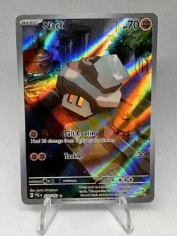 Pokemon TCG Nacli Scarlet & Violet Paldea Evolved 220/193 Illustration Rare - Image 1