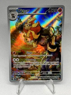 Pokemon TCG Pyroar 200/193 S&V Paldea Evolved Illustration Rare - Image 1
