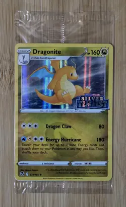 SEALED Dragonite (Silver Tempest Stamped) 131/195 Pokemon Promo - NM - Image 1