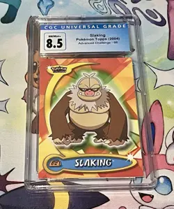 Slaking #66 Pokemon Topps Advanced Challenge 2004 CGC 8.5 - Image 1