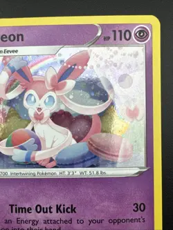 Sylveon SWSH211 SWSH Pokemon Sword & Shield Black Star Promo Cosmos Holo - Image 5