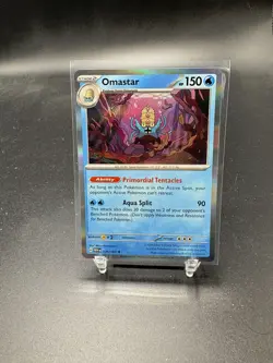 Omastar Pokemon TCG 151 Rare Holo 139/165 - Image 1