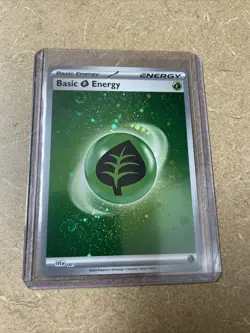BASIC GRASS ENERGY 001 151 POKEMON (COSMOS HOLO RARE, NM) - Image 1