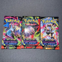 Pokemon Phantasmal Flames Booster Packs (x3) - FREE SHIPPING ✈ - Image 1