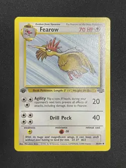 Pokemon Fearow 36/64 Jungle Uncommon 1st Edition 1999 WOTC LP - Image 2